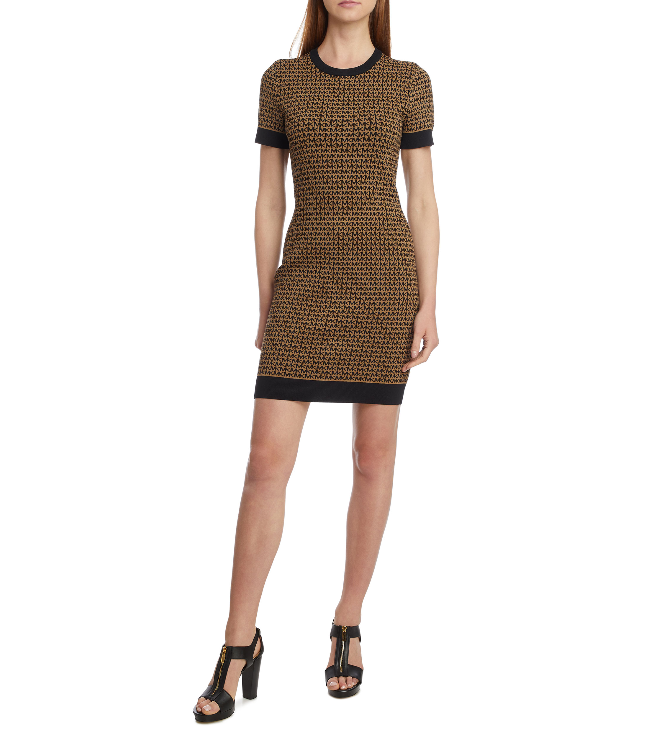 Michael Kors Vestido mini con block de monogram Mujer El Palacio de Hierro